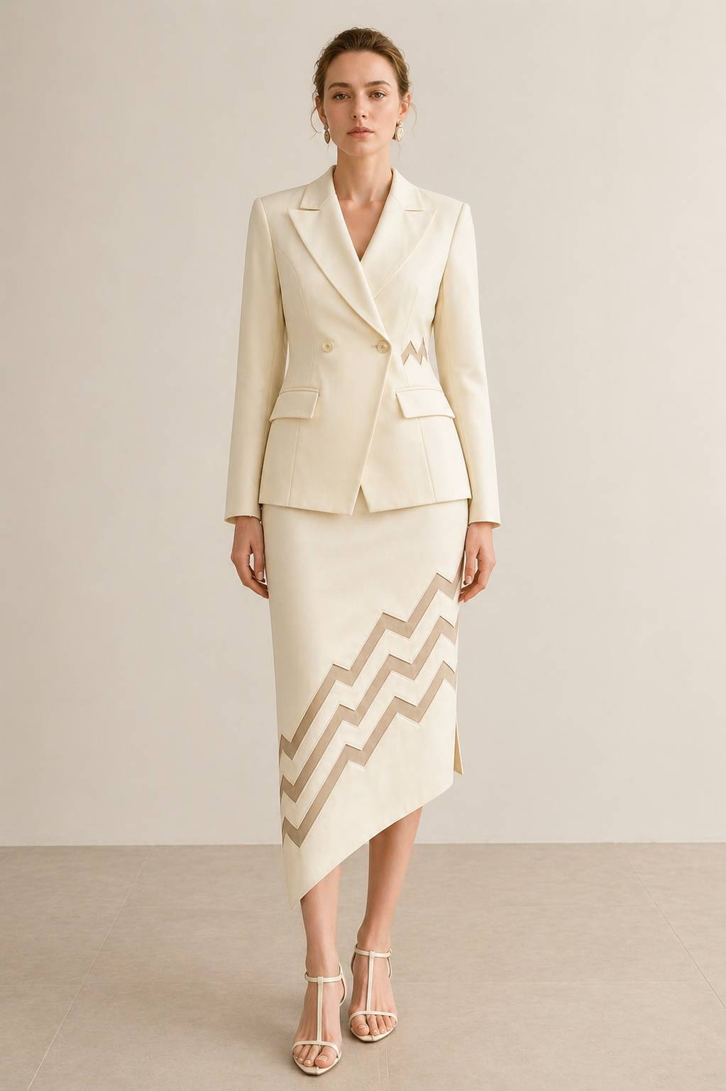 pydaxa-chevron-inlay-dress-ivory-full-front