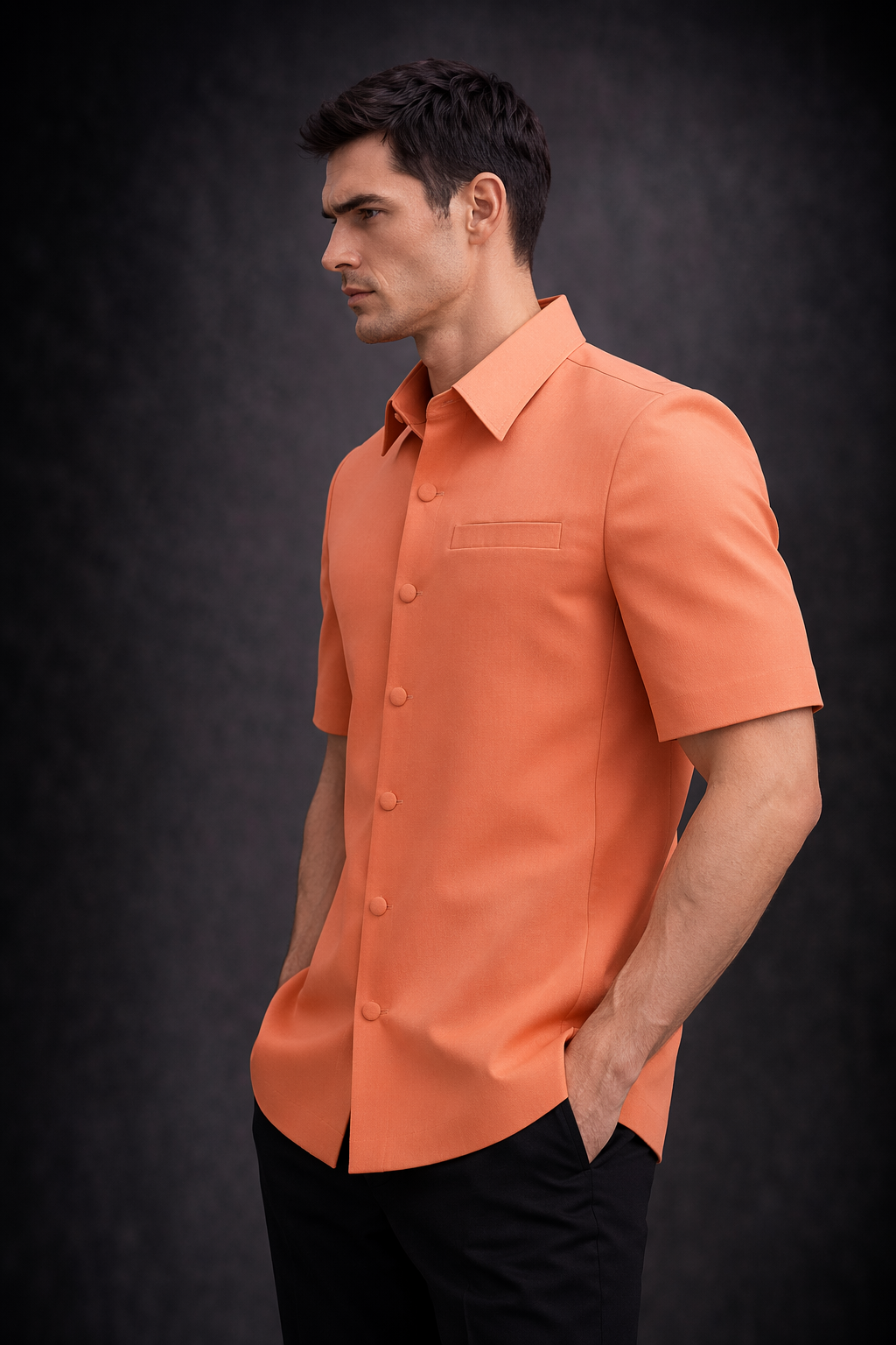PYDAXA Cerulean Silk Shirt