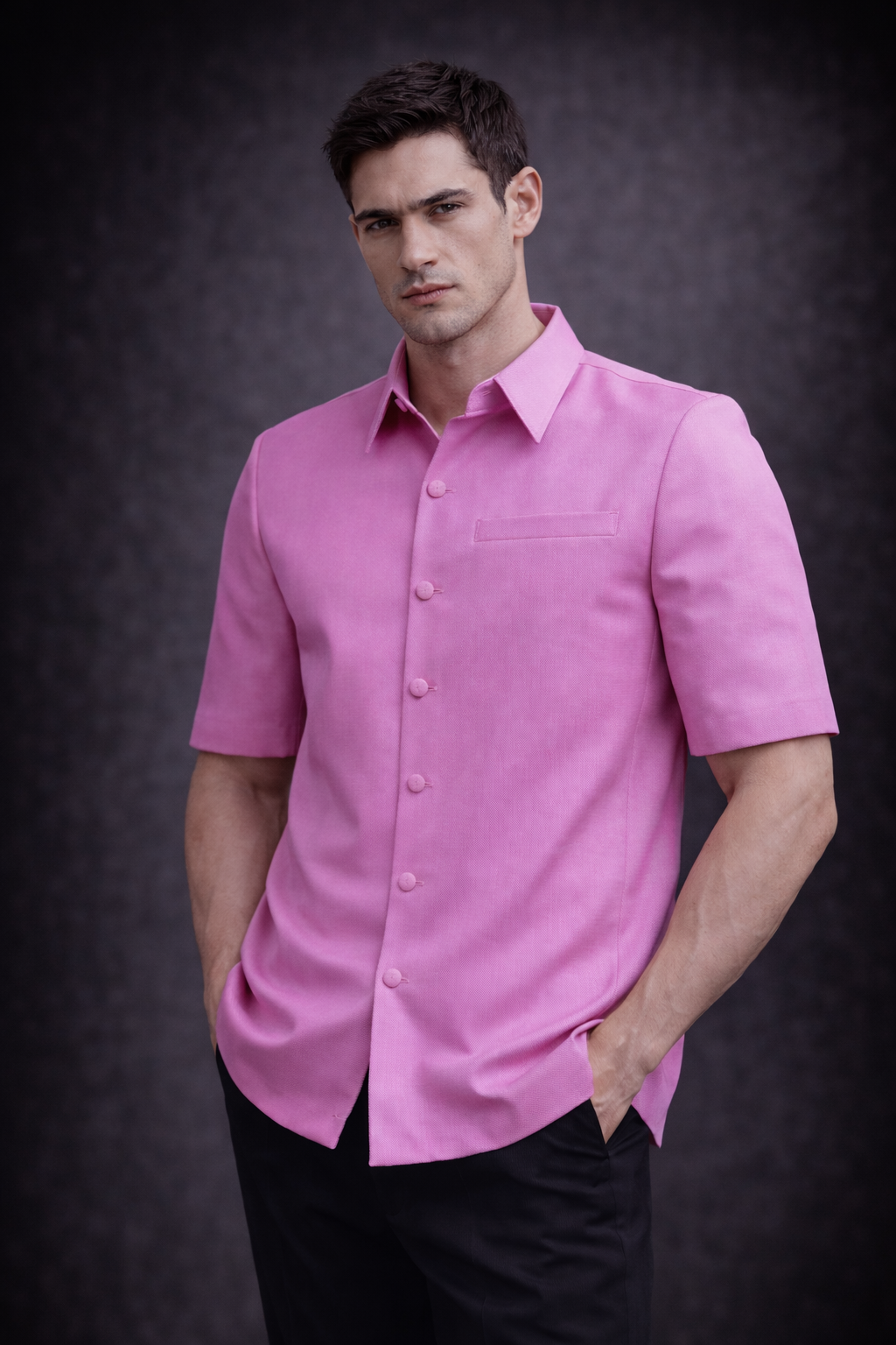 PYDAXA Cerulean Silk Shirt
