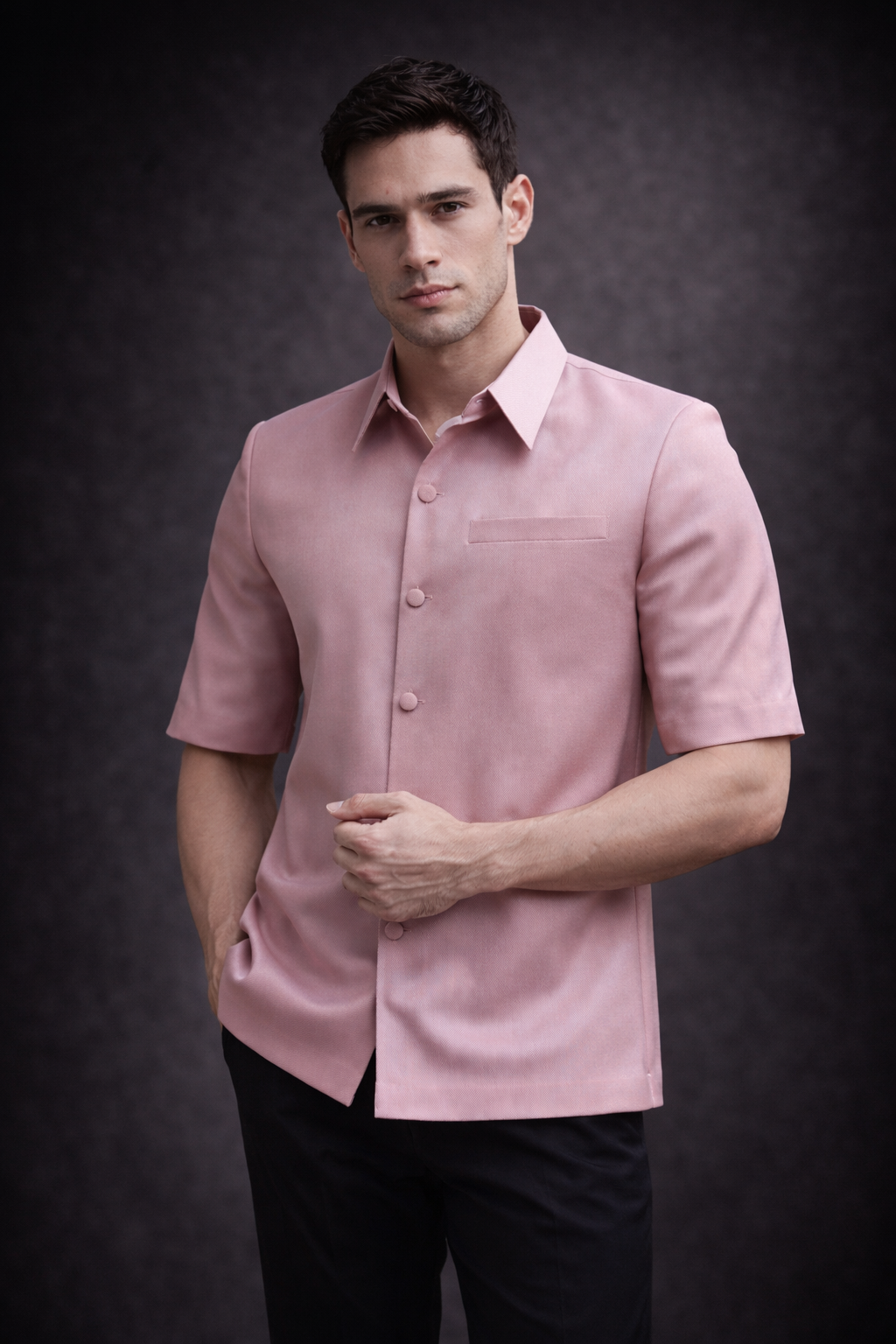 PYDAXA Cerulean Silk Shirt