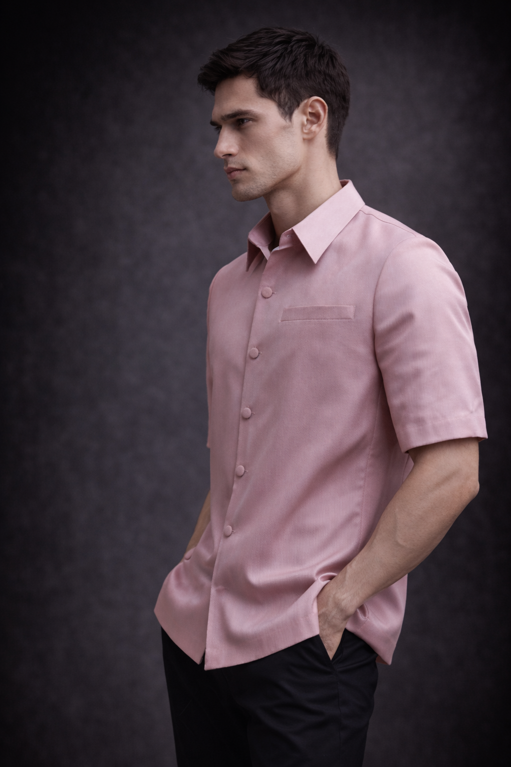 PYDAXA Cerulean Silk Shirt
