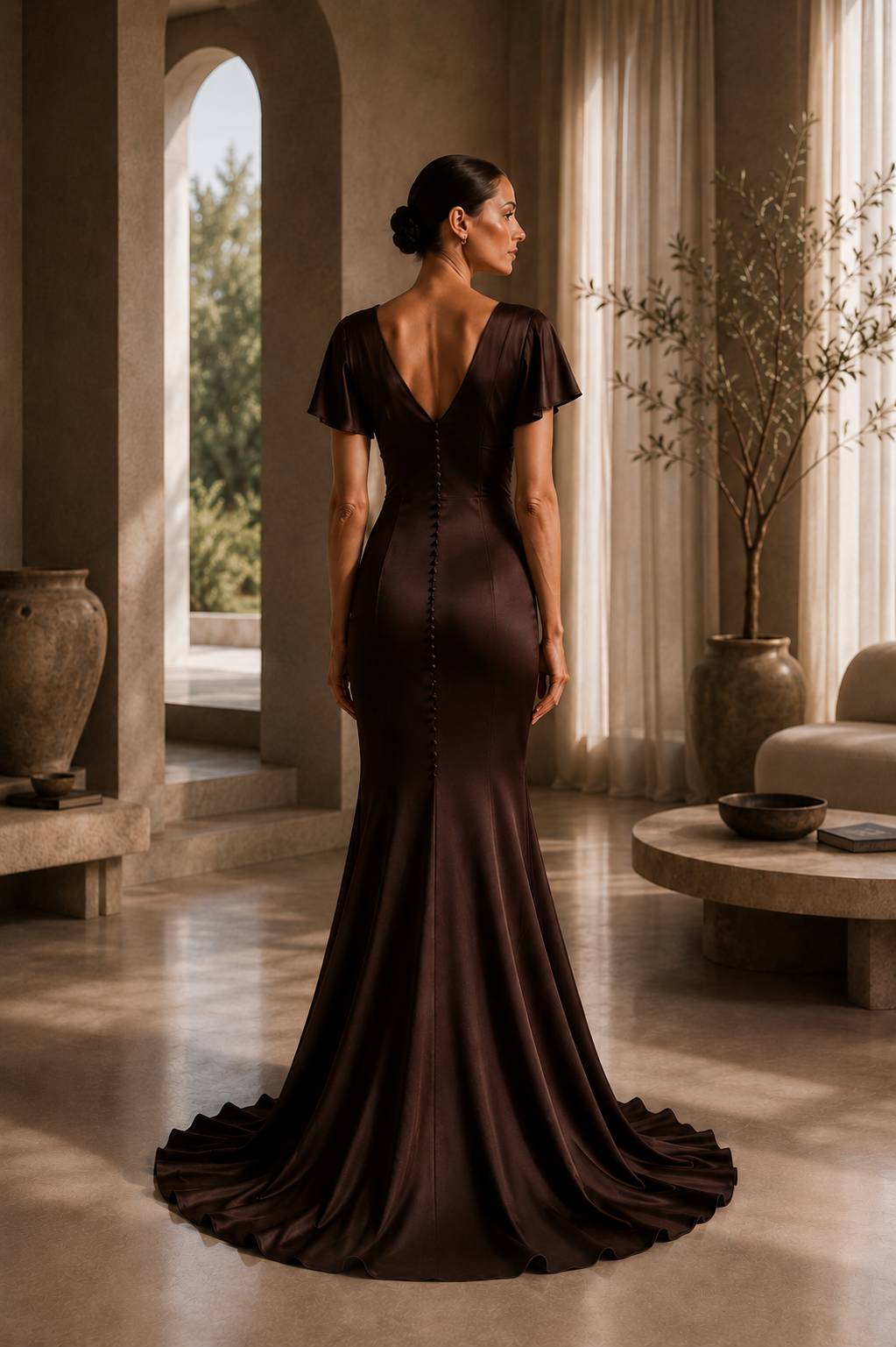 PYDAXA Eclipse Silk Gown