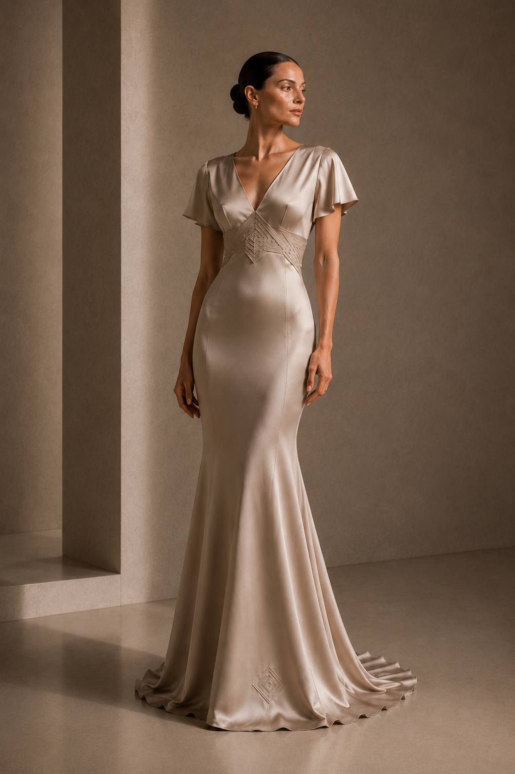 PYDAXA Eclipse Silk Gown