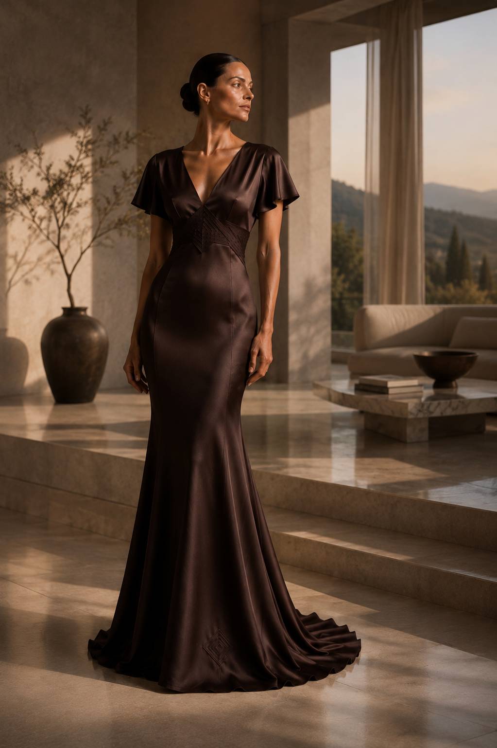 PYDAXA Eclipse Silk Gown
