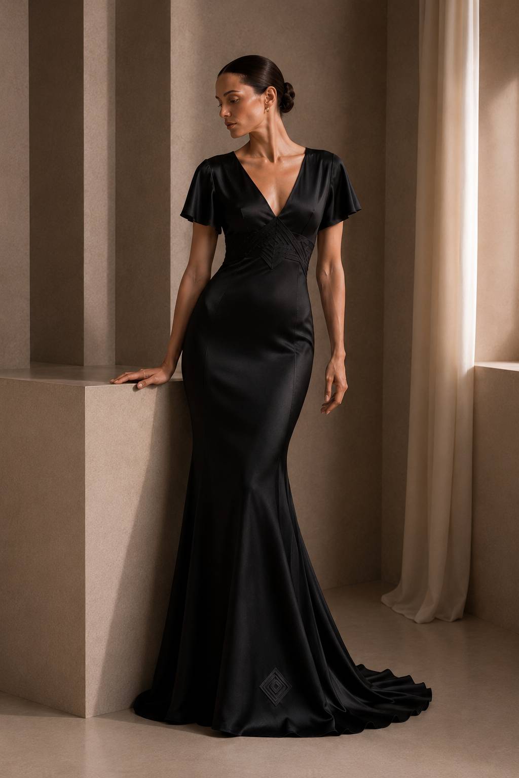 PYDAXA Eclipse Silk Gown