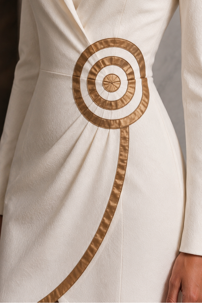 PYDAXA Orbit Inlay Dress