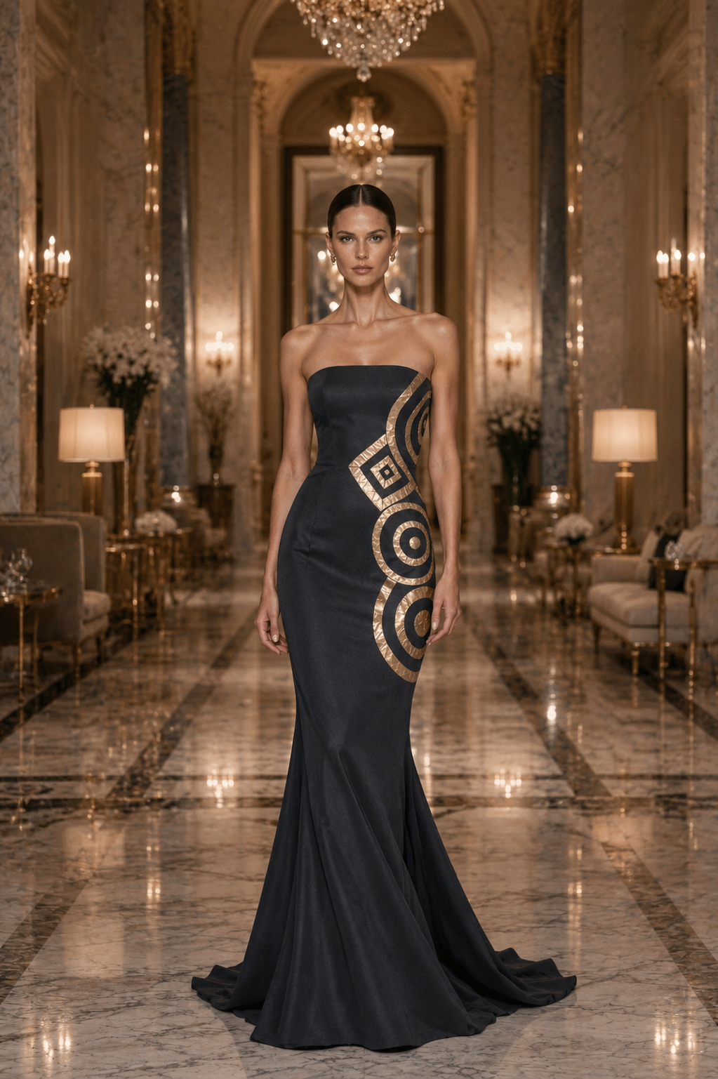 PYDAXA Eclipse Inlay Gown