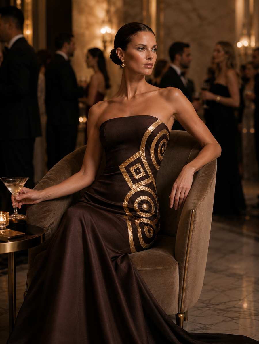 PYDAXA Eclipse Inlay Gown